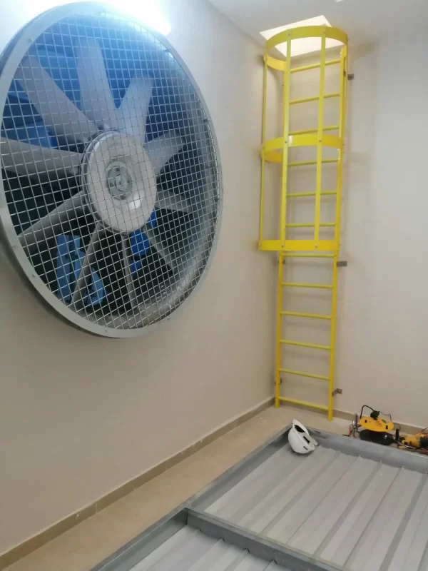 CTP Kafesli Dikey Merdiven Uygulamaları